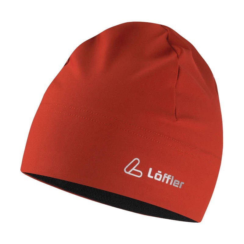 лыжная шапочка Löffler Mono красно-коричневая лыжная шапочка Löffler Mono красно-коричневая